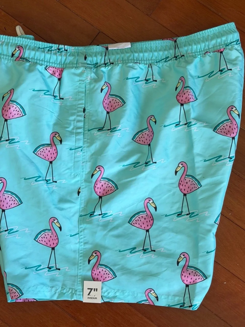 NWT 2XL No Boundaries Pool Party Swim Trunks Men’s Graphic Print Board Shorts